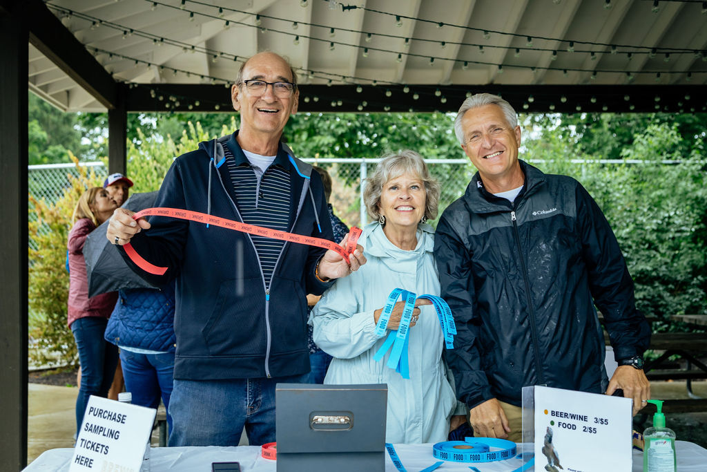 Dennis and Cathy Wentworth, Roger Finney